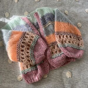 Maiami Colorful Mohair Cardigan